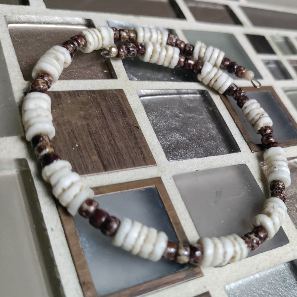 Vintage Puka Wrap bracelet